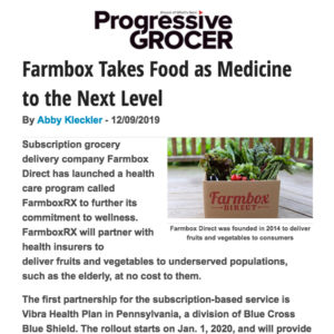 Farmbox Harlows Harvest Progressive Grocer